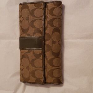 Coach Brown Signature Wallet
